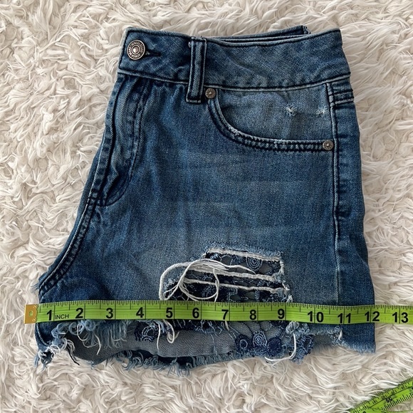REWASH Distressed Denim Shorts - Picture 12 of 12
